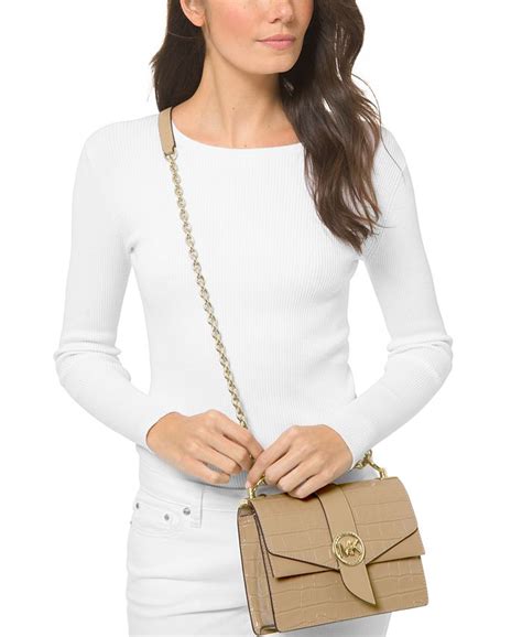 michael michael kors greenwich small convertible leather crossbody